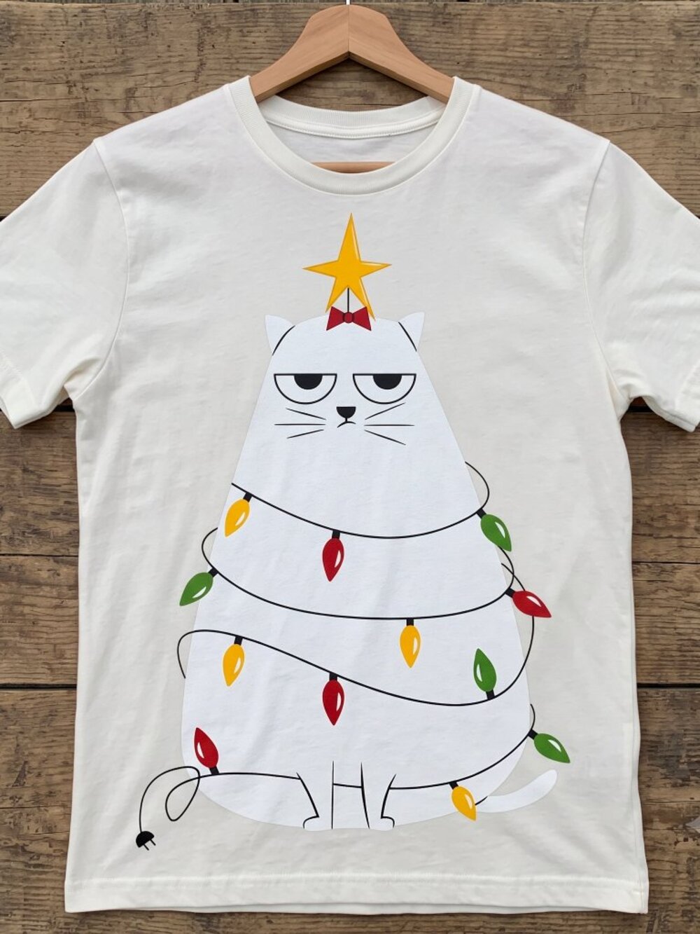 Grumpy Christmas Cat Sticker